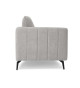Canapé confort 2 places tissu gris
