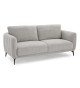 Canapé confort 3 places tissu gris