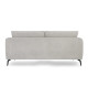 Canapé confort 3 places tissu gris