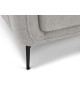 Canapé confort 3 places tissu gris