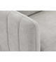 Canapé confort 3 places tissu gris