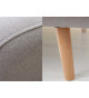 Canapé lit convertible tissu gris