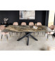 Table de repas contemporaine en céramique extensible