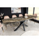 Table de repas contemporaine en céramique extensible