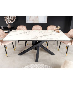 Table à manger avec allonges 180 à 260 cm