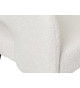 Chaises design bouclé blanche