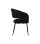 Chaises design bouclé noir