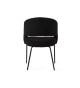 Chaises design bouclé noir