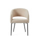 Chaises design bouclé beige