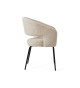 Chaises design bouclé beige
