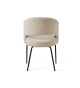 Chaises design bouclé beige