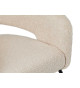 Chaises design bouclé beige