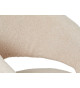 Chaises design bouclé beige