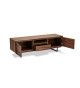 Meuble TV 160 cm Noyer américain