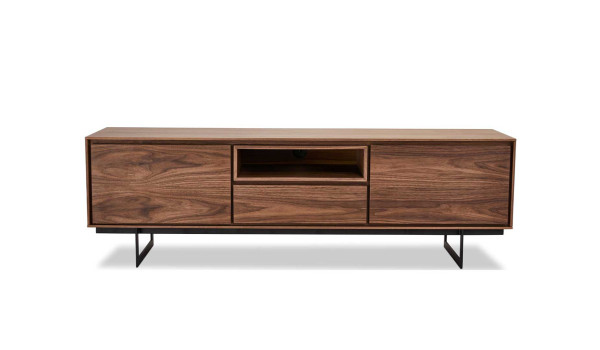 Meuble TV 160 cm Noyer américain