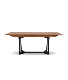 Table à manger 200 - 250 cm Noyer américain