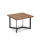 Table basse 70 x 70 cm Noyer américain