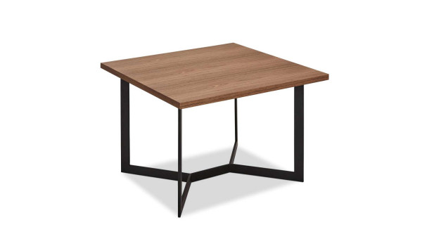 Table basse 70 x 70 cm Noyer américain