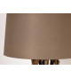 Lampe sur pied en bois de Teck