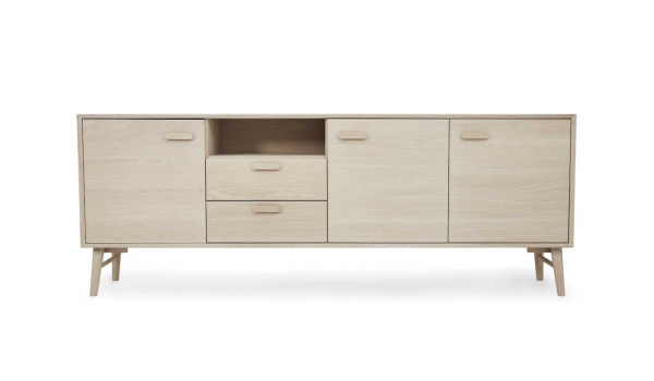 Buffet 212 cm Chêne blanchi