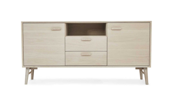 Buffet 160 cm Chêne blanchi