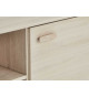 Buffet haut 130 cm Chêne blanchi