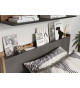Lit chambre ado avec tiroir de lit esprit loft