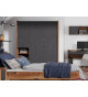 Armoire 150 cm chambre ado style industriel