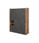 Armoire 150 cm chambre ado style industriel