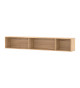 Meuble TV 163 cm bois et noir