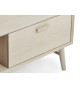 Table basse 120 cm Chêne blanchi style Scandinave