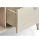 Table basse 120 cm Chêne blanchi style Scandinave