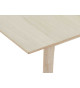 Table à manger 170 - 270 cm Chêne blanchi