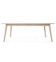 Table à manger 170 - 270 cm Chêne blanchi