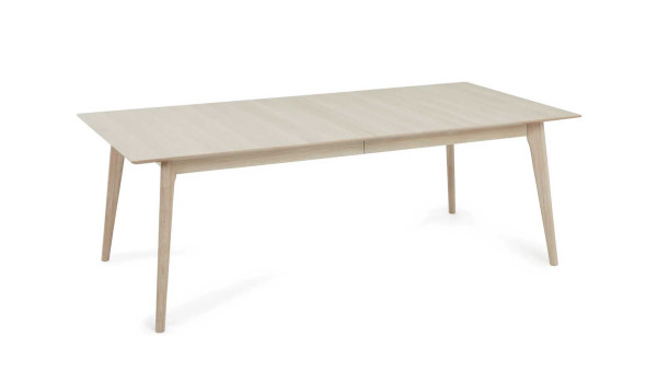 Table à manger 170 - 270 cm Chêne blanchi