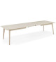 Table à manger 220 - 320 cm Chêne blanchi