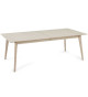 Table à manger 220 - 320 cm Chêne blanchi