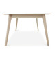 Table à manger 220 - 320 cm Chêne blanchi