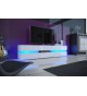 Meuble TV design blanc à led