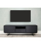 Meuble TV 160 cm Chêne noir
