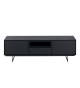 Meuble TV 160 cm Chêne noir