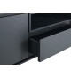Meuble TV 160 cm Chêne noir
