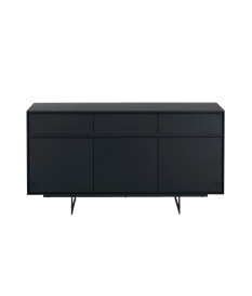 Buffet 155 cm Chêne noir
