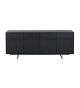 Buffet 205 cm chêne noir