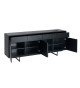 Buffet 205 cm chêne noir