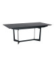 Table à manger 200 - 250 cm Chêne noir