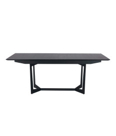 Table à manger 200 - 250 cm Chêne noir