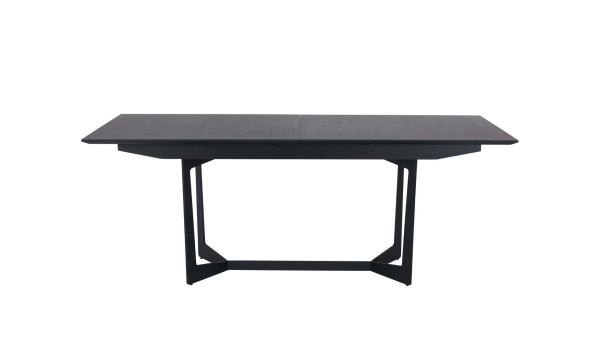 Table à manger 200 - 250 cm Chêne noir