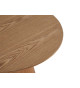 Table basse design 80 cm Chêne