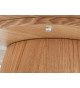 Table basse design 80 cm Chêne
